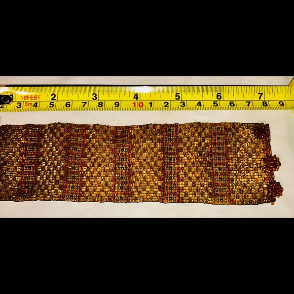 Beaded Cuff Bracelet by Tropical Wahine (of Hawaii) - Picture 2 of 4